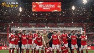 Arsenal tận hưởng Giáng sinh trên đỉnh Ngoại hạng Anh: ‘Pháo thủ’ chính thức giữ ngôi đầu bảng sau vòng đấu kịch tính