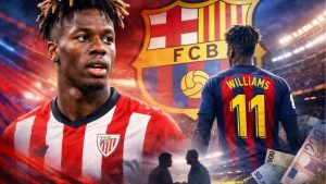 Nico Williams được Barca liên hệ chặt chẽ cho kỳ mùa hè 2026
